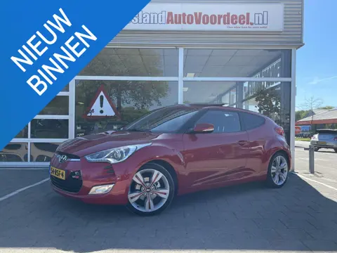 Hyundai Veloster 1.6 GDI i-Catcher /Cruise/Leder/Schuif-kanteldak/Keyless/Achteruitrij camera/