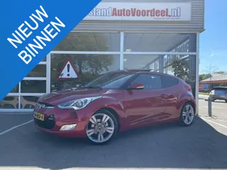 Hyundai Veloster 1.6 GDI i-Catcher /Cruise/Leder/Schuif-kanteldak/Keyless/Achteruitrij camera/