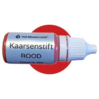 Kaarsenstift Rood – 10 ml