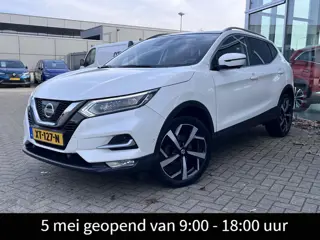 Nissan Qashqai 1.2 Tekna + 360 camera - Halfleder interieur - Panormadak - Stoelverwarming - Blindsp