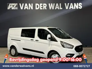 Ford Transit Custom 2.0 TDCI 130pk Automaat L2H1 Dubbele Cabine Inrichting Euro6 Airco | 6-Zits | Ca