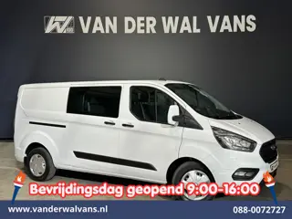 Ford Transit Custom 2.0 TDCI 130pk L2H1 Dubbele Cabine Euro6 Airco | 6-Zits | Camera | Navigatie | A