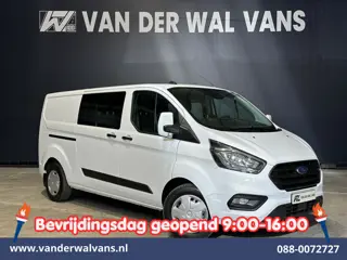 Ford Transit Custom 2.0 TDCI 130pk L2H1 Dubbele Cabine Euro6 Airco | 6-Zits | Camera | Navigatie | L