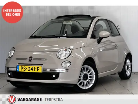 Fiat 500 Cabrio 0.9 TwinAir Lounge/ Half-Leder/ 15'' LMV/ Airco/ Elek. pakket/ Isofix/ Radio-CD - AU