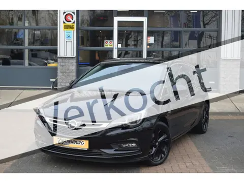 Opel Astra 1.4 Turbo Black Edition Navi Airco Leder Schuifdak 150 Pk Km 74.500!!