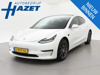 Tesla Model 3 LONG RANGE AWD 75 kWh + CARBON DASHBOARDINLEG | ZWART LEDER | STOELVERW. V+A