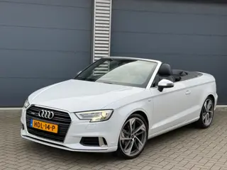 Audi A3 CABRIOLET 1.4 TFSI CoD Sport, parelmoer wit, lederen sportinterieur,19 inch, stoelverwarming