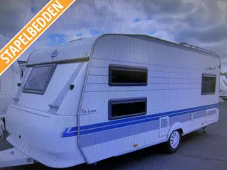 Hobby De Luxe 495 UK VOORTENT STAPELBEDDEN