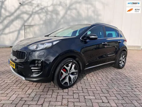 Kia Sportage 1.6 T-GDI 4WD GT-Line PlusLine automaat, panormadak, stoelkoel/verwarming leder bekledi