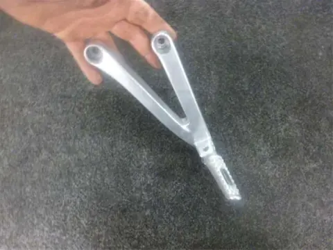 DUO VOETSTEUN LINKS Honda CBR 600 RR 2009 - 2012