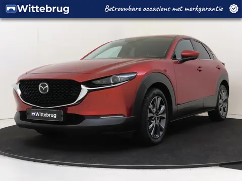 Mazda CX-30 2.0 e-SkyActiv-X M Hybrid Luxury TREKHAAK | NAVIGATIE | 18 INCH VELGEN | FULL LED