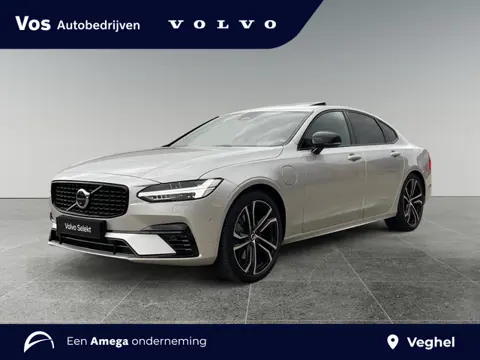 Volvo S90 T8 AWD R-Design | Luchtvering | Schuif/kantel-dak | Gelaagd Glas | 360 Camera | Elektr. tr