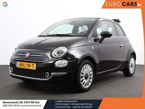 Fiat 500C 1.0 Hybrid Dolcevita Leder Navigatie Apple Carplay/Android Auto Parkeersensoren achter Cru