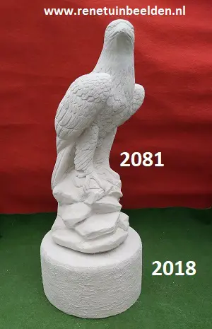 Zuil met adelaar. nr 2081 & 2018.