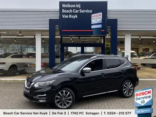 Nissan Qashqai 1.3 DIG-T Tekna + / Automaat / Panodak / Vol-Leder / Elektr.-Stoelen met Geheugen / B
