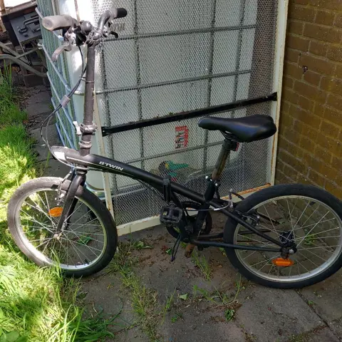 vouwfiets, B'twin - banden goed
