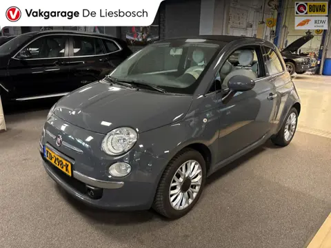 Fiat 500 C 1.2 Lounge/airco/bluetooth/boeken/cabrio/zeer netjes