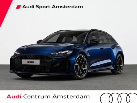 Audi RS5 Avant Avant e-hybrid 470 kW 639 pk | Audi Sportpakket | Mugelloblau Perl | Panorama-glasdak