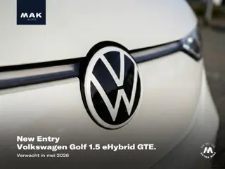 Volkswagen Golf 1.5 eHybrid GTE, pano, 19", Leder Vienna, tr.haak, Matrix-LED, HUD, ACC, keyless, NP