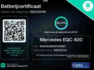 Mercedes-Benz EQC 400 4MATIC Business Solution 80 kWh 95% SOH