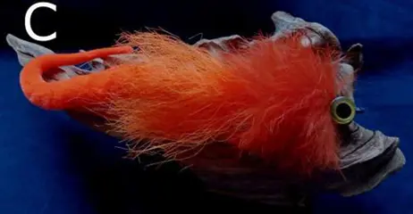 Set B van 6 Magnum Dragon Tail snoekstreamers met een enkele Magnum Tail staart