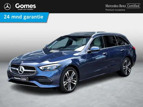 Mercedes-Benz C Estate 300 e Luxury Line | Leder Beige | Panoramadak | Winter Pakket | Trekhaak | DI