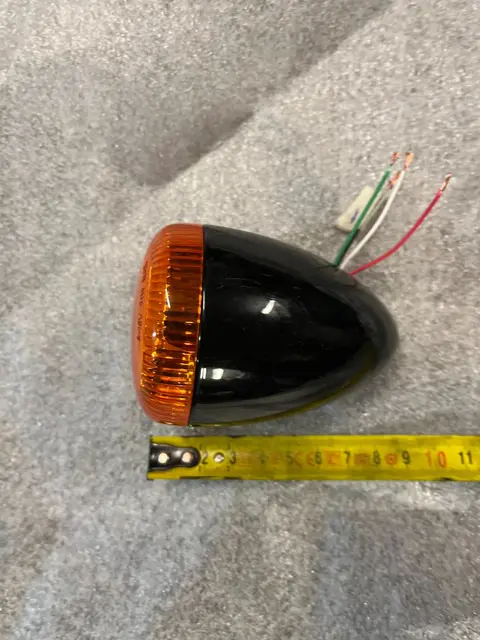 Harley 3 in 1 originele led achterlicht/remlicht/pinklicht, zwart glans