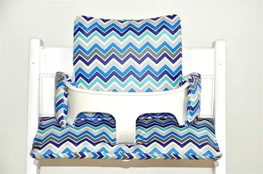 Stokke trip trap stoelverkleiner kussen gecoat "Zigzag'
