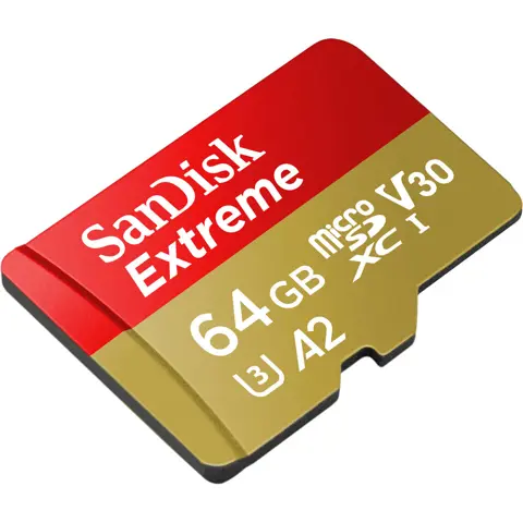 SanDisk Extreme MicroSDXC 64GB + SD Adapter