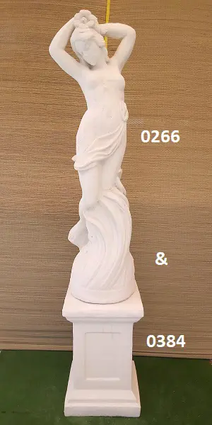 Vrouw met zuil. nr 0266 & 0384.