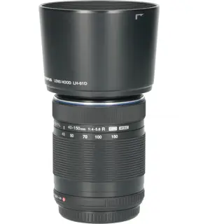 Tweedehands Olympus M.Zuiko Digital ED 40-150mm f/4.0-5.6 R Zwart CM5752
