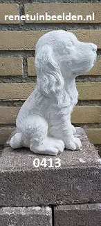 Spaniël hond. nr 0413.