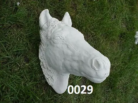Paarden hoofd om op te hangen. nr 0029.