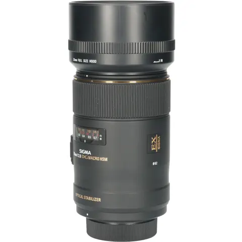 Tweedehands Sigma 105mm f/2.8 EX DG OS HSM Macro Nikon CM5757