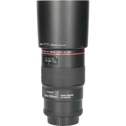 Tweedehands Canon EF 100mm f/2.8L IS Macro USM CM5718