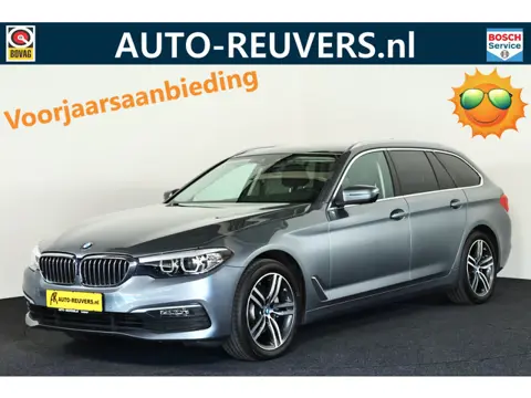 BMW 5 Serie Touring 520i / LED / Leder / CarPlay / Trekhaak / Cam