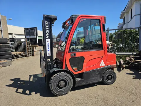 Hyster H2.5FT | DUPLEX 3.30 M | GAS | COMPLETE CABINE| SIDESIFT| 12457 HOURS.