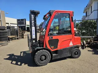 Hyster H2.5FT | DUPLEX 3.30 M | GAS | COMPLETE CABINE| SIDESIFT| 12457 HOURS.