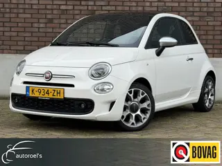 Fiat 500 1.0 Hybrid Rockstar / Panoramadak / Clima / Navi-Apple CarPlay-Android / 1e Eigenaar / Fiat