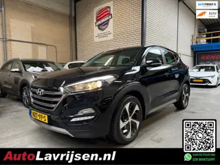 Hyundai TUCSON 1.6 TURBO Premium AUTOMAAT NAVIGATIE/CAMERA CRUISE 19 INCH LMV PDC V+A 1600KG TREKKEN