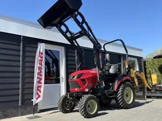 Yanmar SA326 Hydrostaat 4WD Minitractor Voorlader Gazonbanden compacttractor hst mini compact tracto