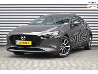 Mazda 3 2.0 e-SkyActiv-G M-Hybrid 180-PK, Airco, Ecc, Cruise, Navi, Camera, Leder.
