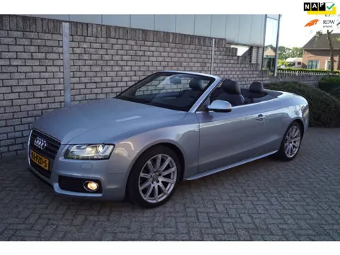 Audi A5 Cabriolet 2.0 TFSI quattro Pro Line S Line Autom Leder Sportst Stoelverw Navi Xenon Clima Cr