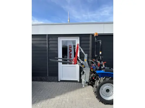 KS Hoog-hefsysteem hefmast palletvork schepbak balenprikker minitractor compacttractor mini compact 