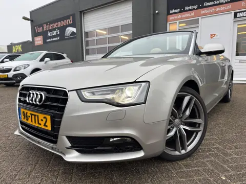 Audi A5 Cabriolet 2.0 TFSI quattro Pro Line Cabrio in automaat met leer van 2de Eig met parkeersenso