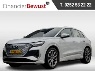 Audi Q4 e-tron 40 3x S-LINE 204Pk 77 kWh 89,6% SOH LEDER 20 INCHE-LMV CAMERA-360 DIGI-DASH NAVI LED 