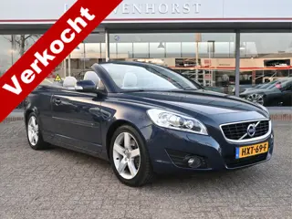 Volvo C70 Convertible 2.5 T5 Summum, leer, navi, clima, cruise, voll. Volvo dealer onderhouden