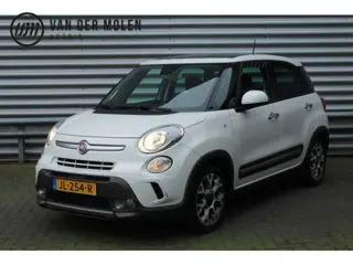 Fiat 500L 0.9 TwinAir 105pk Trekking NL-Auto NAP 1e Eigenaar Panoramadak Clima Cruise Navi PDC 17"LM