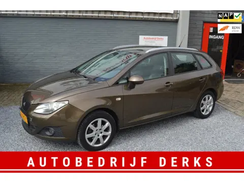 Seat Ibiza ST 1.2 TDI Style Airco Leer 5Drs Bj 2010 Stuurbekrachtiging