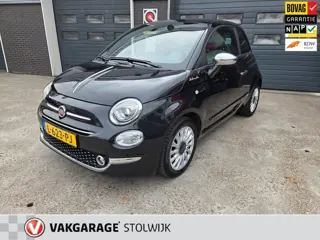 Fiat 500 1.0 Hybrid Dolcevita, Panorama dak, Weinig KM, Sportieve uitvoering.